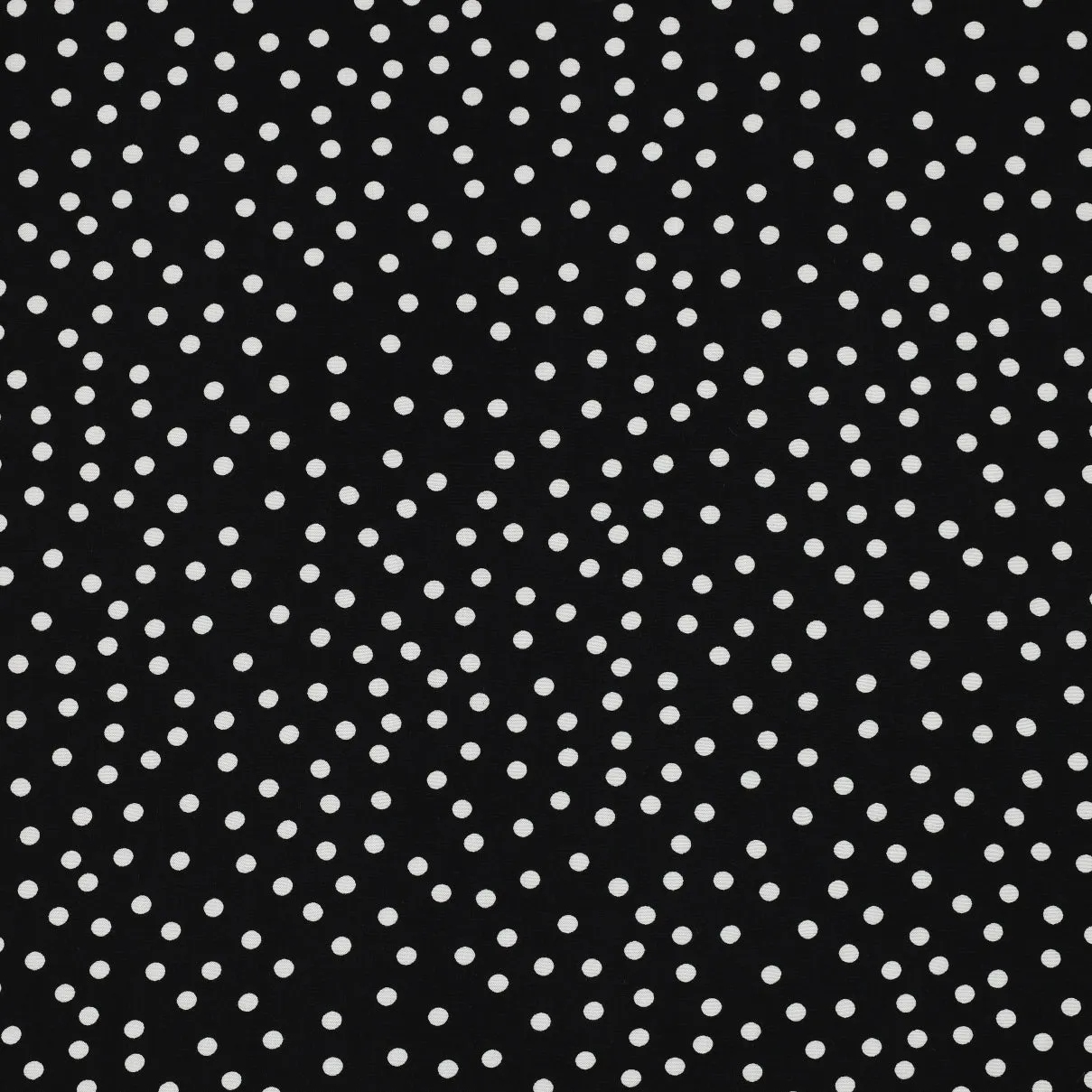Polka Dot in Black Viscose Fabric