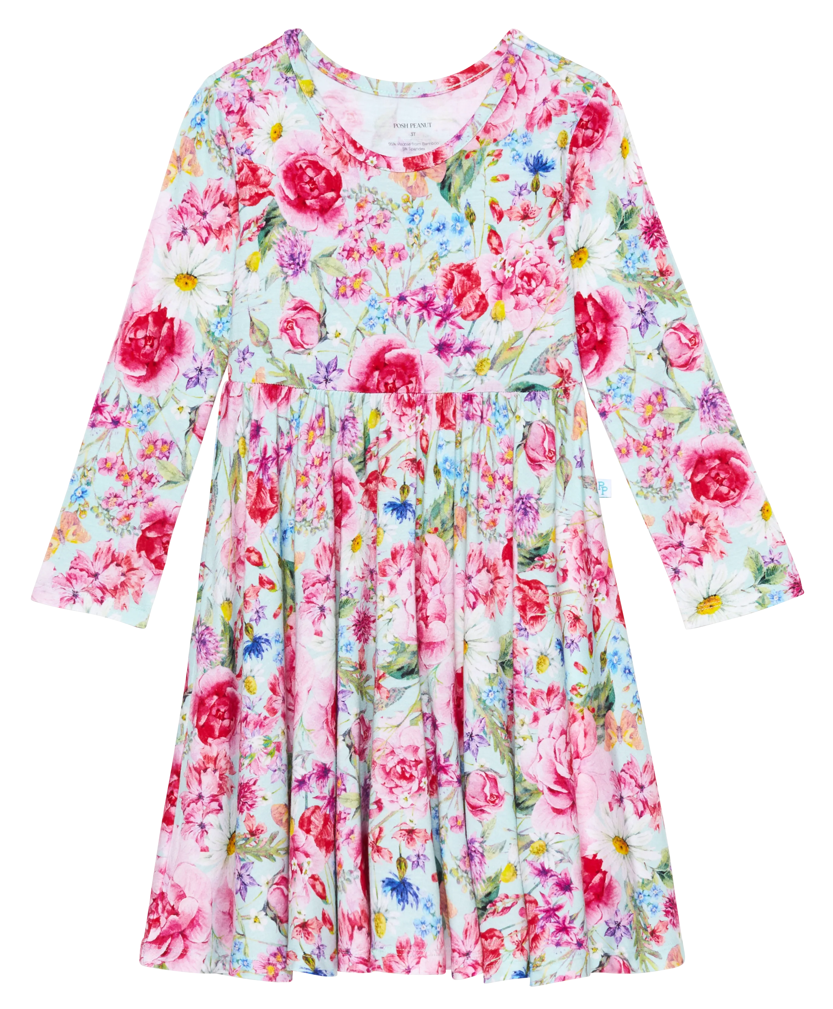 Posh Peanut Alice L/S Twirl Dress