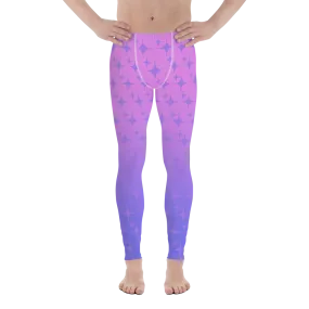 Purple Ghost Sparkle Leggings (Men's XS-3XL)