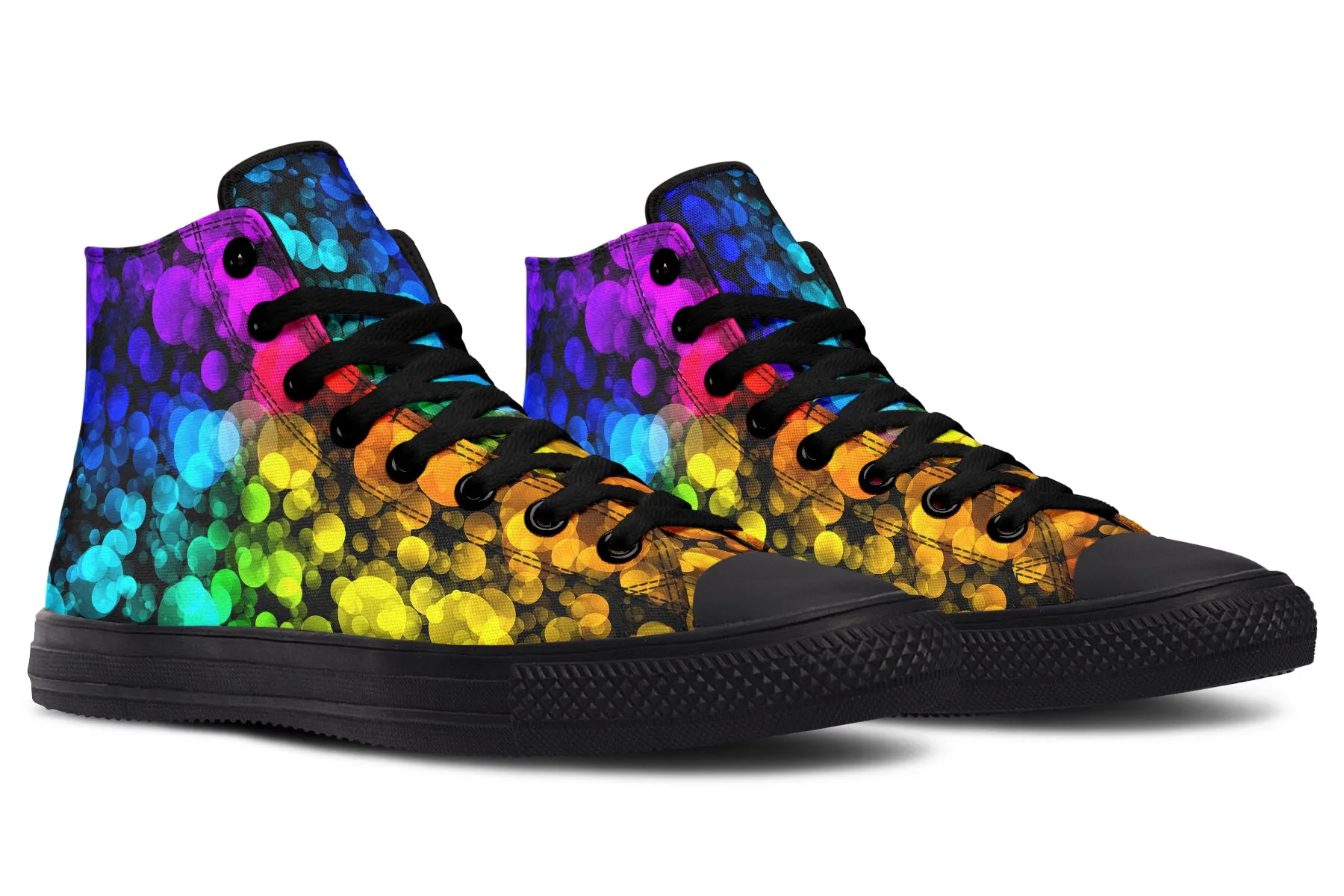 Rainbow Bubbles High Tops