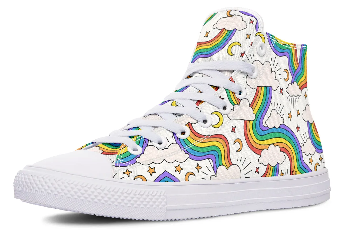 Rainbow Dreams High Tops