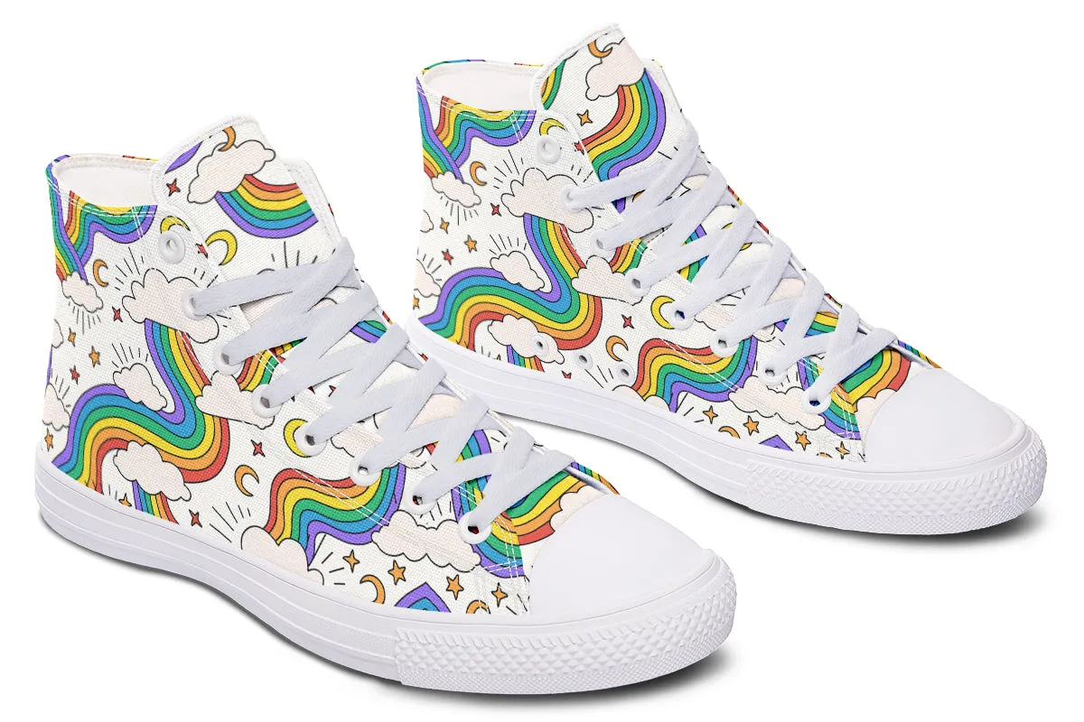 Rainbow Dreams High Tops