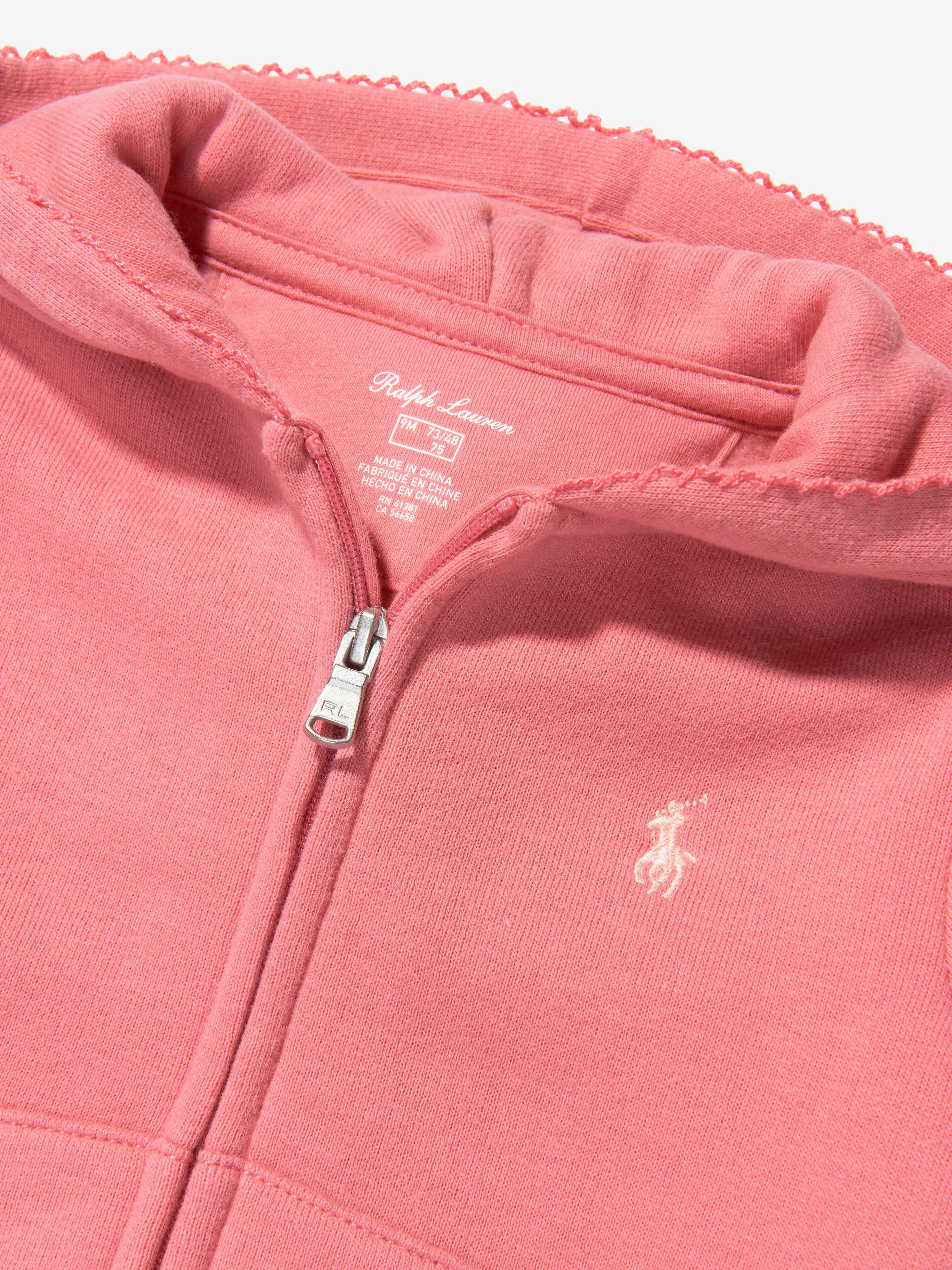 Ralph Lauren Baby Girls Logo Tracksuit