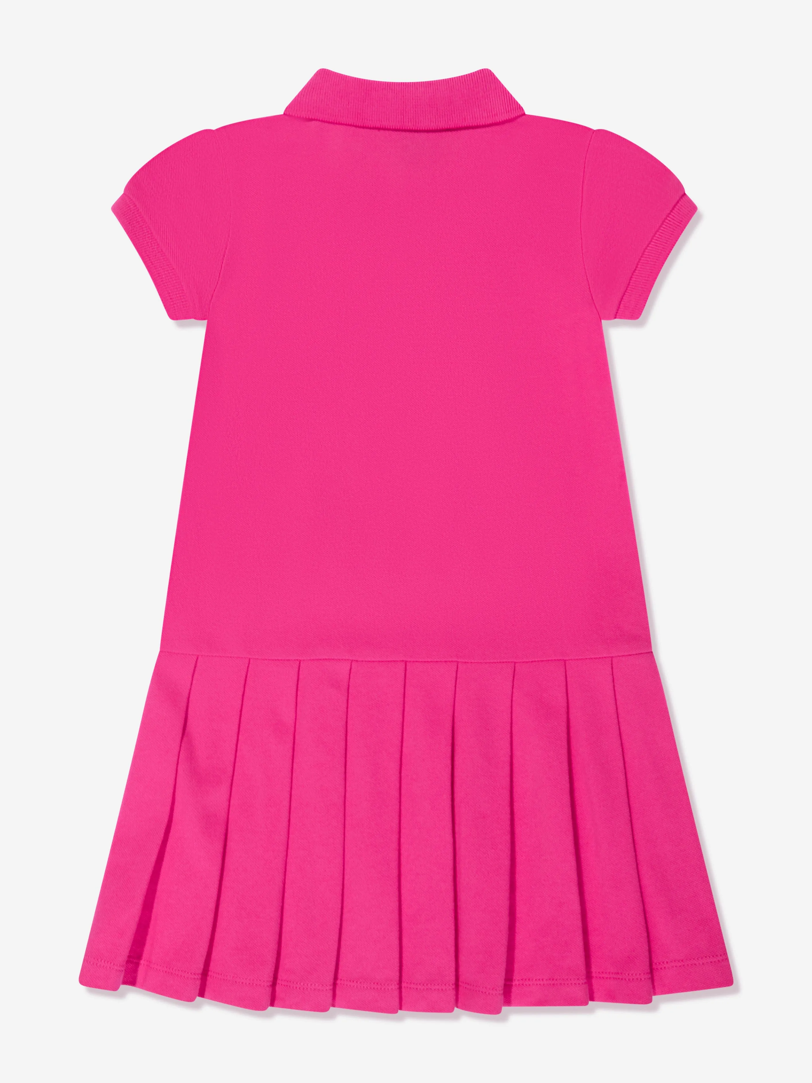 Ralph Lauren Girls Polo Dress in Pink