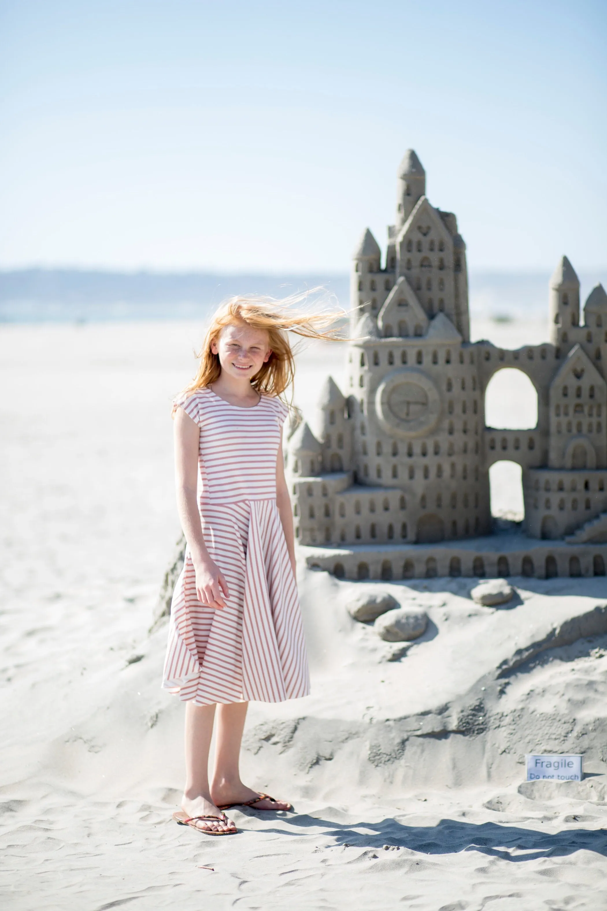 Reese Twirl  Blush Stripe
