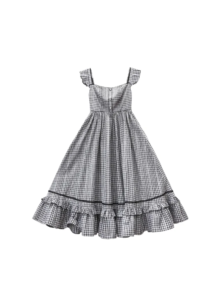 Ruffle Ruffle Skirt Suspender   Top Check