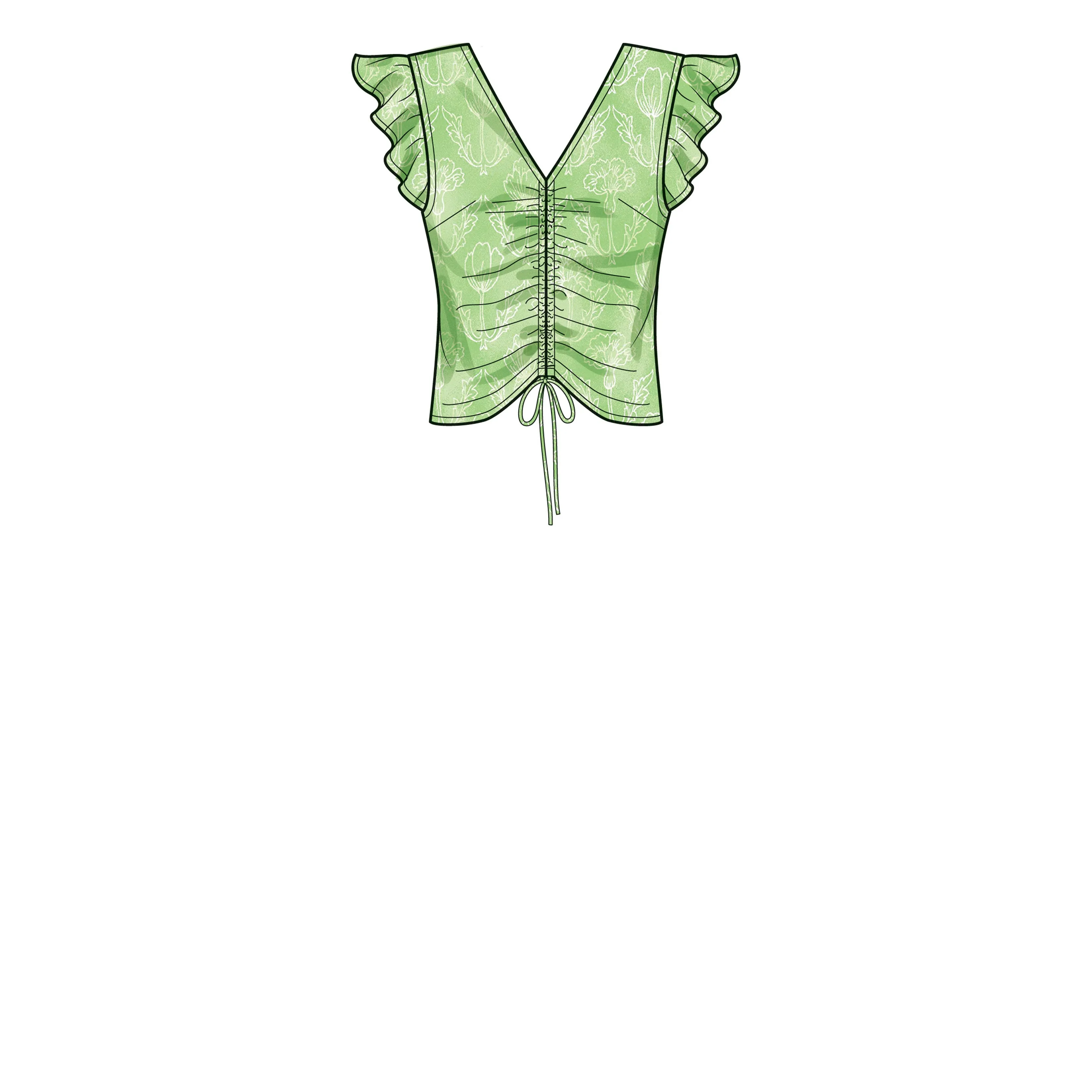 Simplicity Pattern SS9605 Misses' Tops