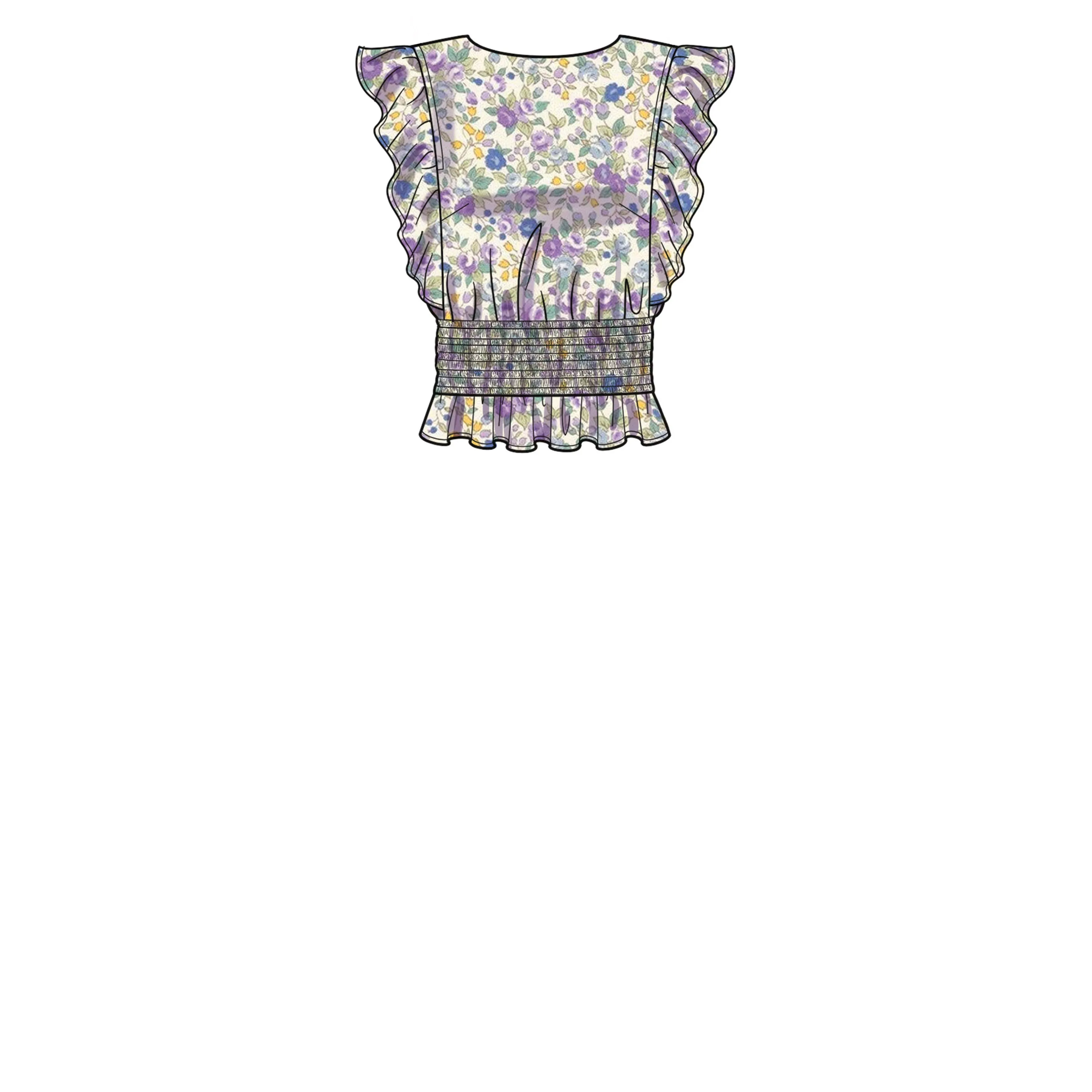 Simplicity Pattern SS9605 Misses' Tops