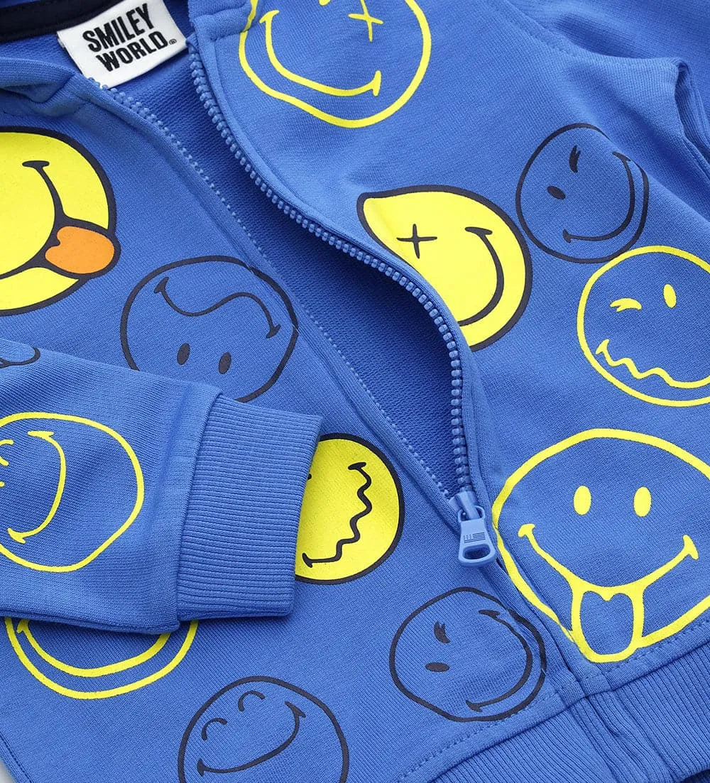 SMILEY FACE SWEATSHIRT TRACKSUIT