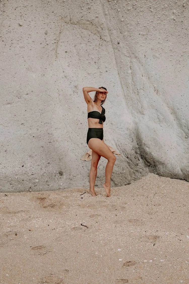 Soft Waist Bikini Bottoms Khaki