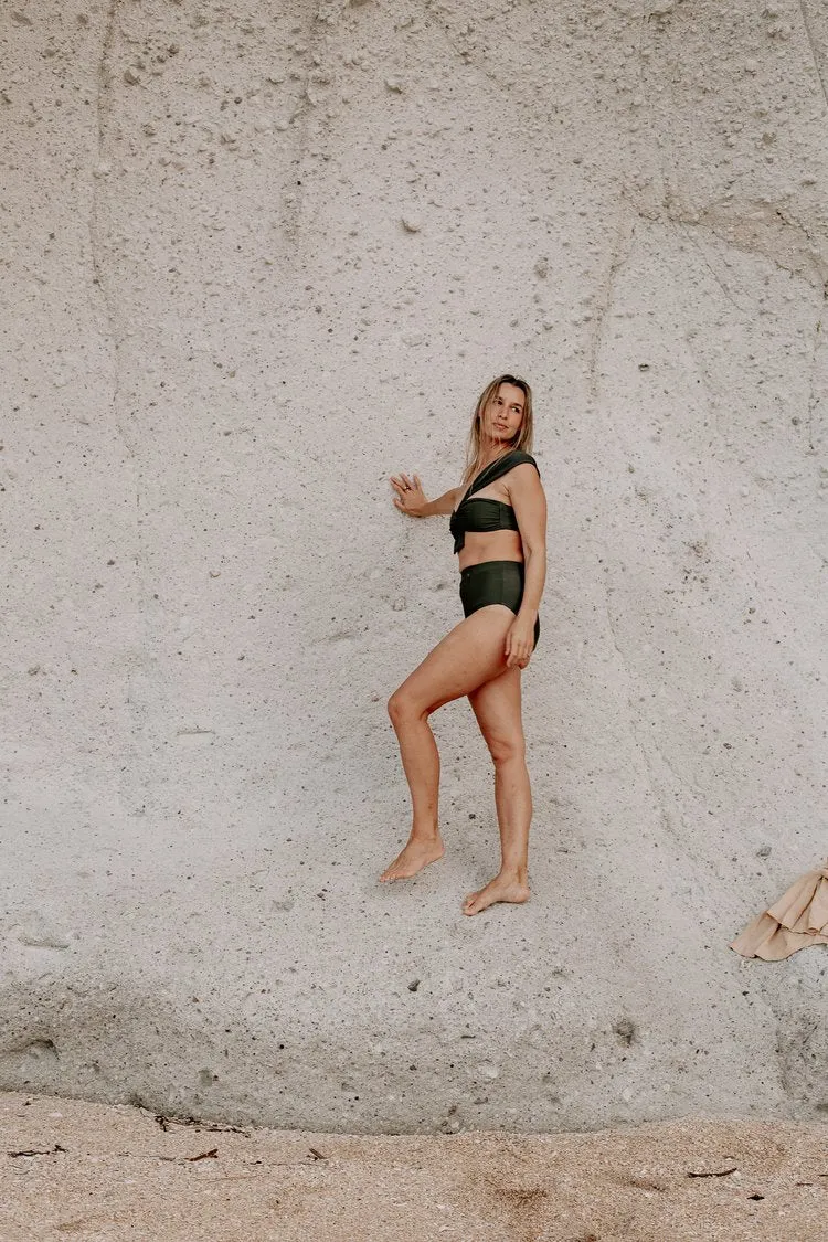 Soft Waist Bikini Bottoms Khaki