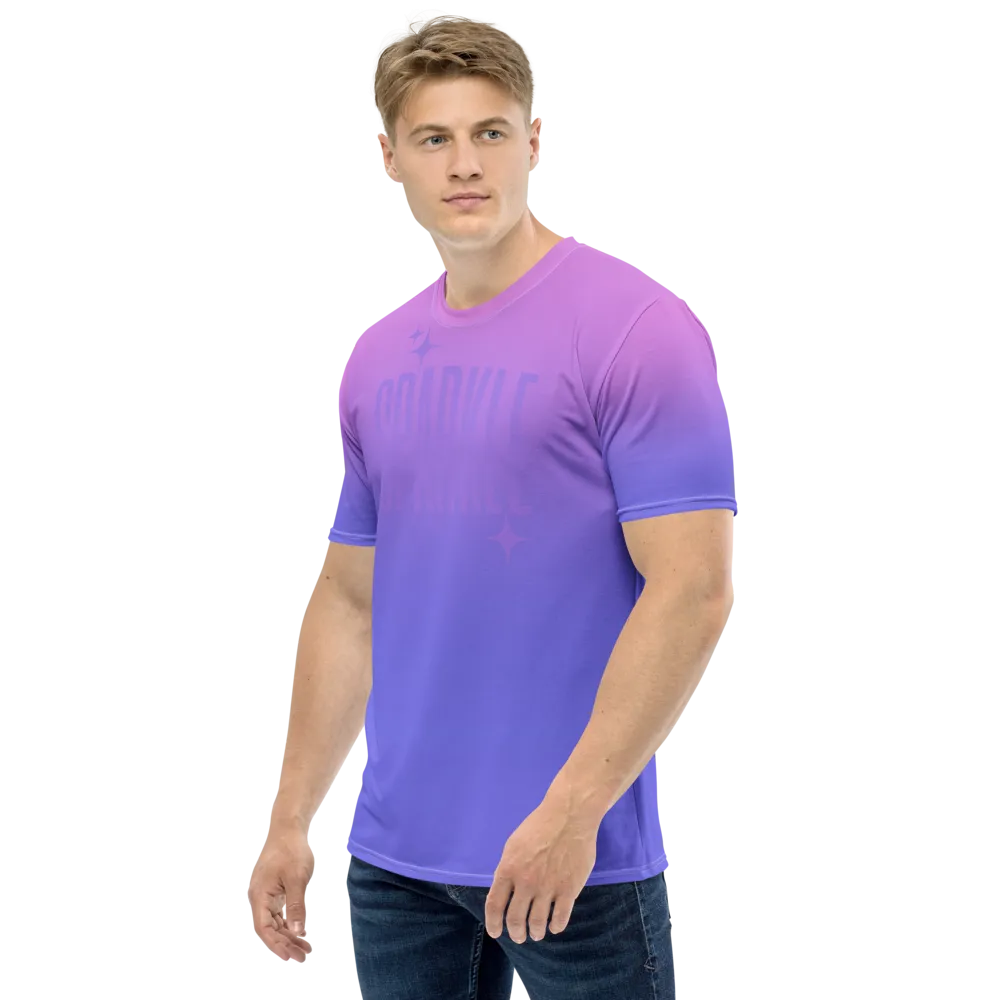 Sparkle Ghost Text Men's Tee