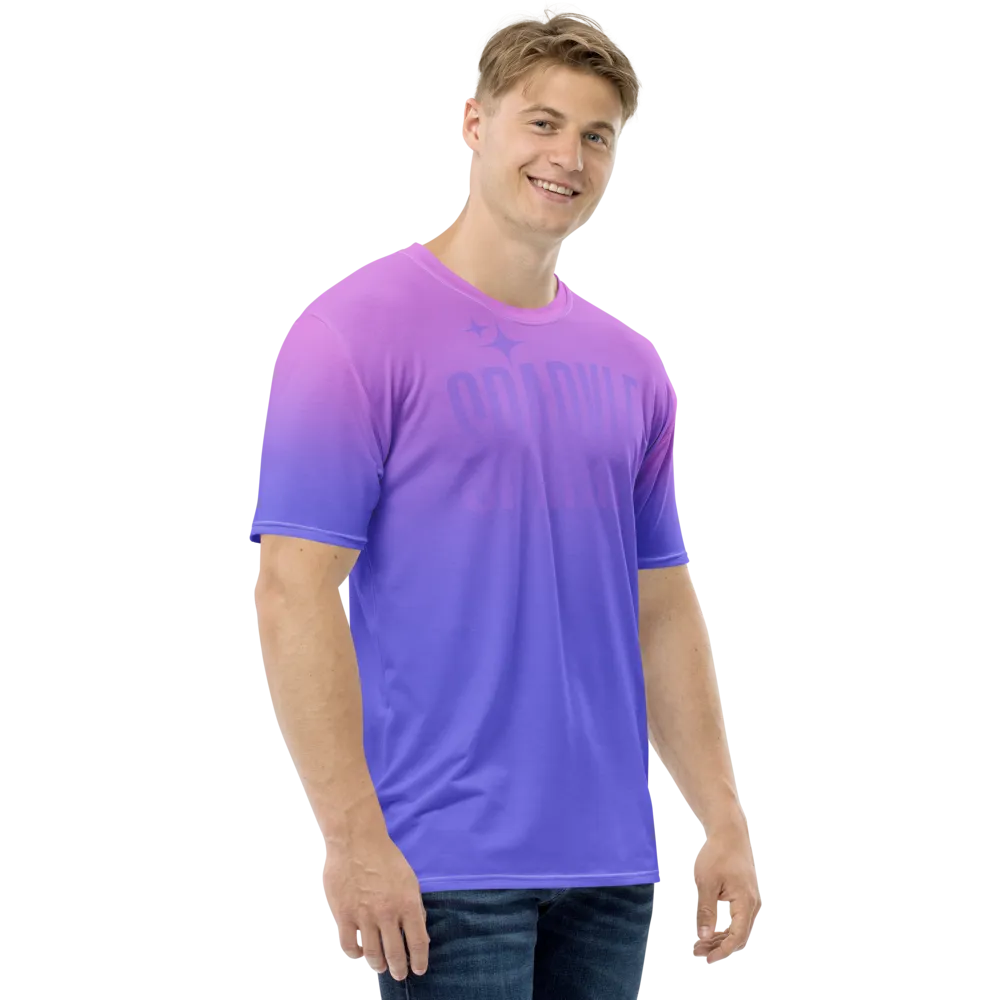 Sparkle Ghost Text Men's Tee