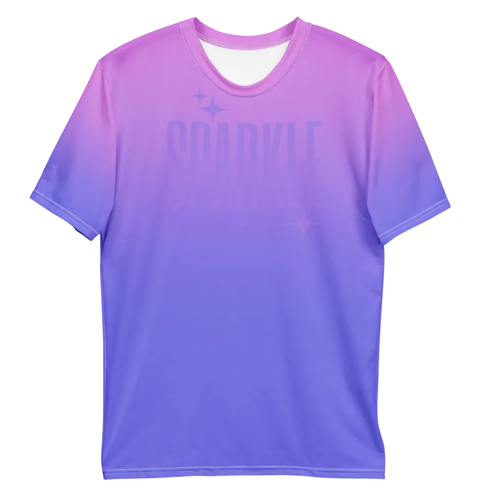 Sparkle Ghost Text Men's Tee