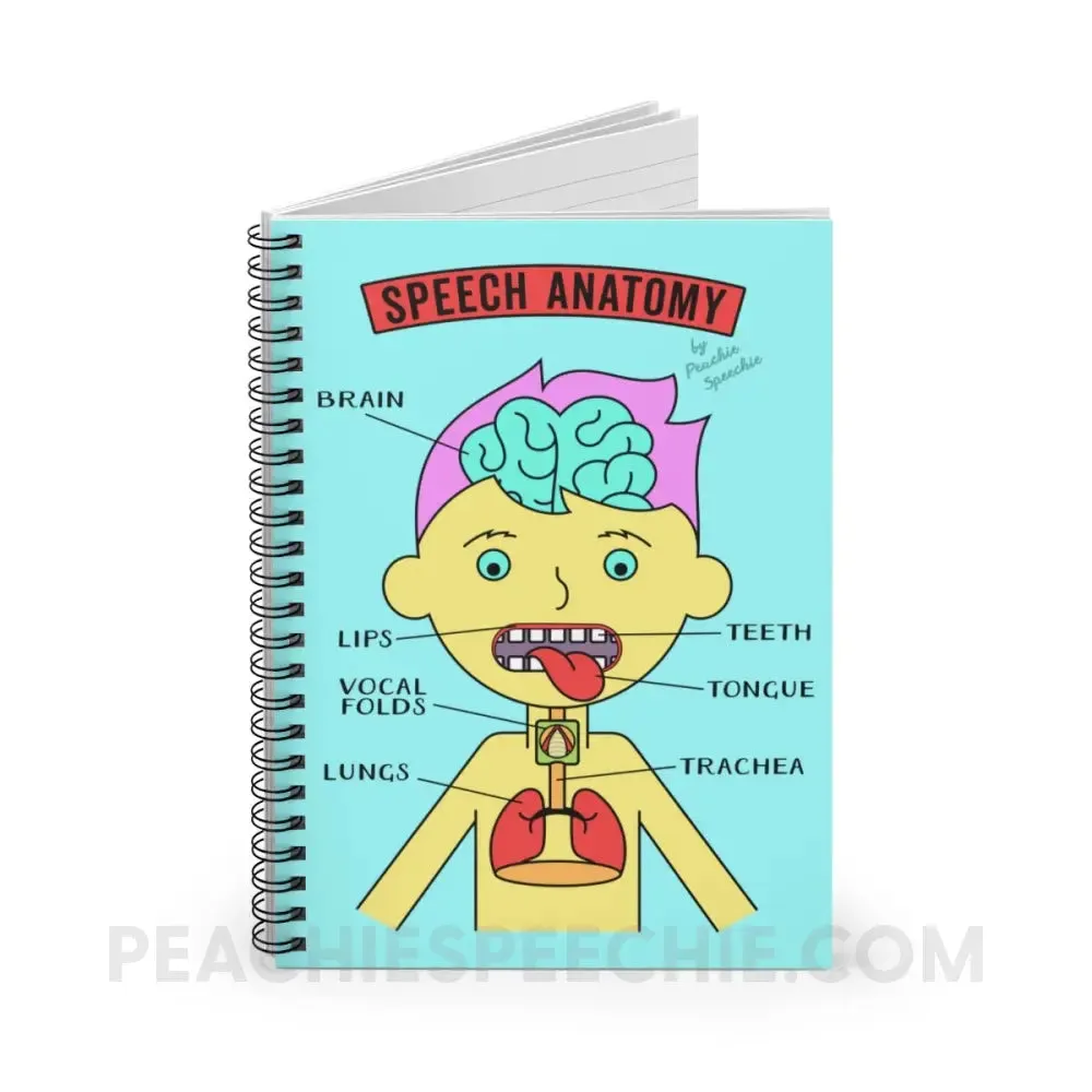 Speech Anatomy Guy Notebook