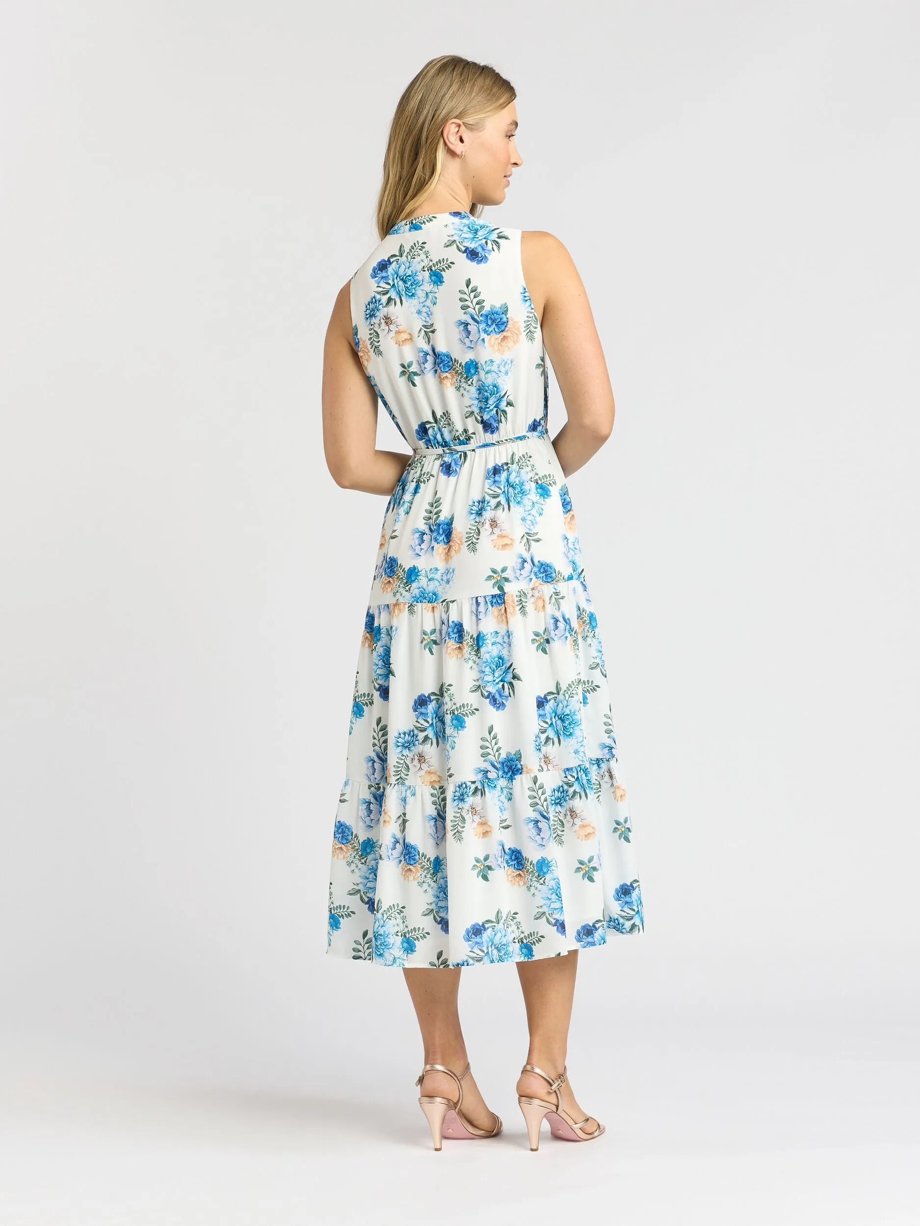 Spring Bouquet Midi Dress
