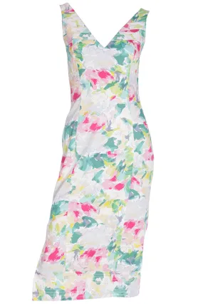 S/S 2005 John Galliano Pastel Floral Sleeveless Dress