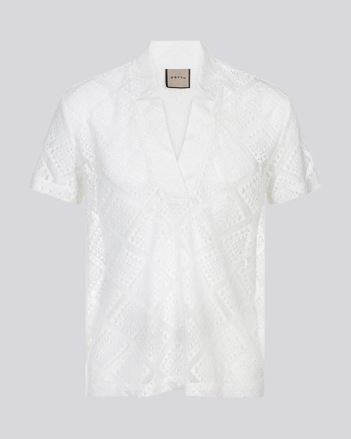 Star Neck Lace Shirt