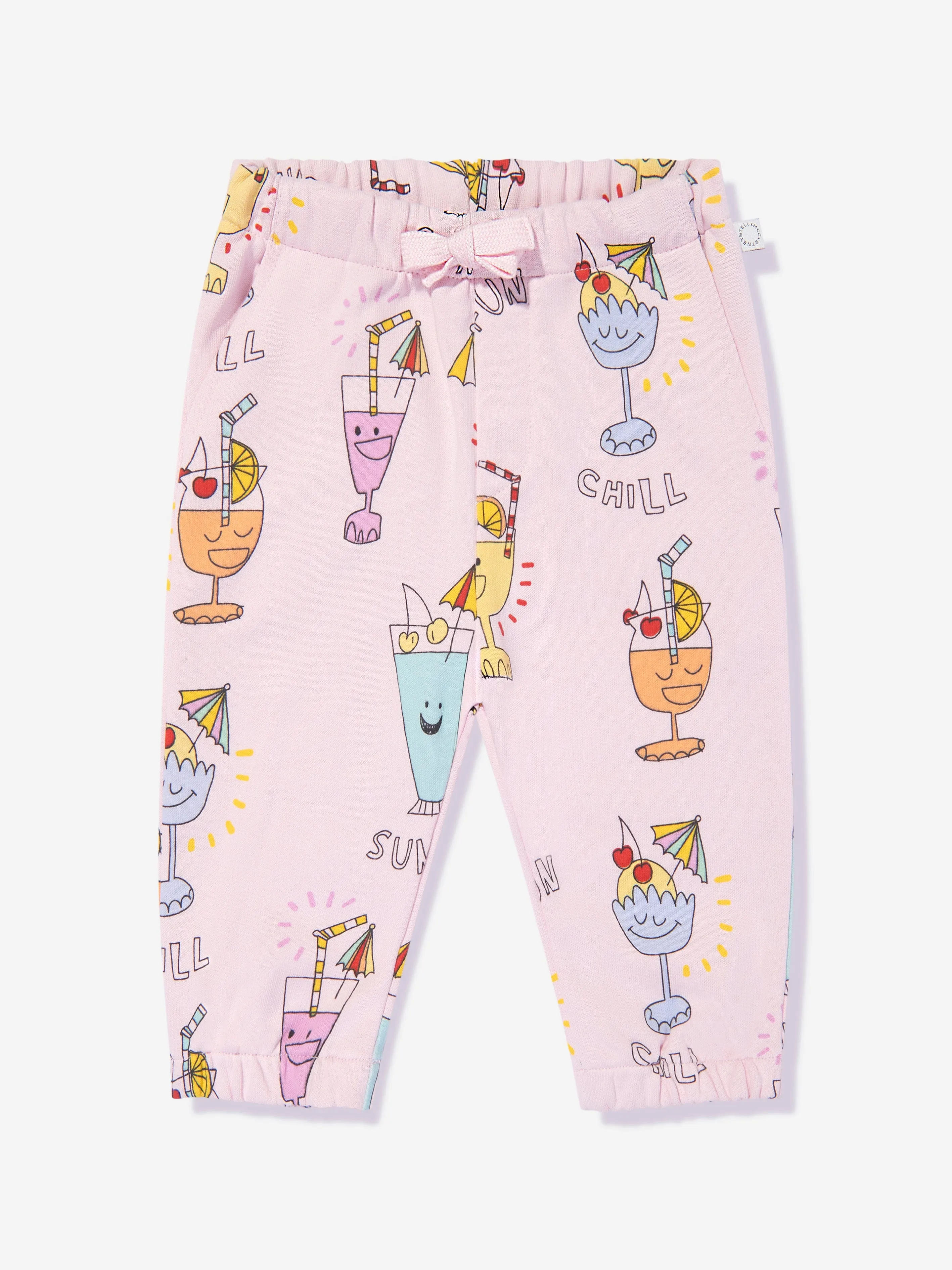 Stella McCartney Baby Girls Summer Fun Tracksuit in Pink