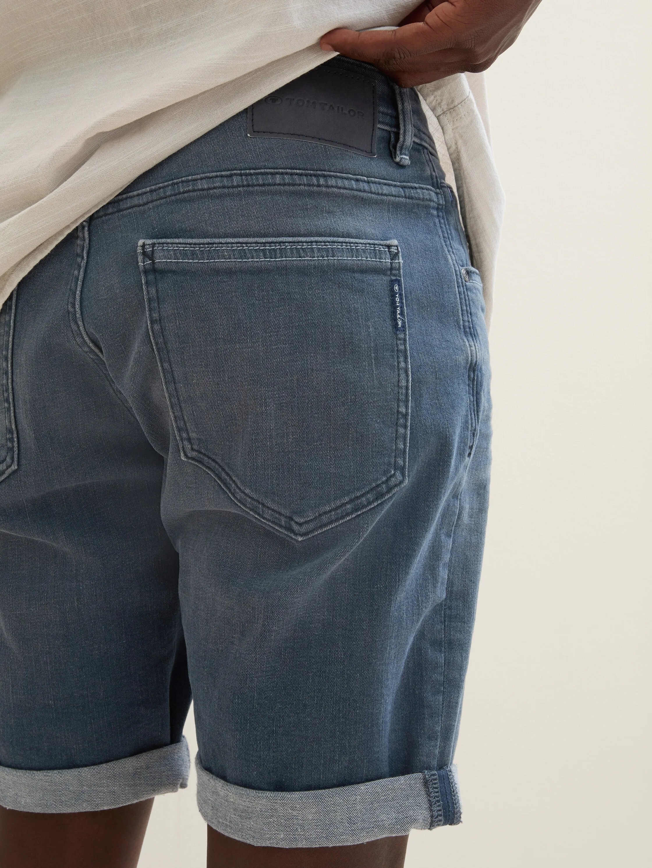 Tom Tailor Josh Denim Short (Dark Wash)