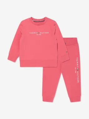 Tommy Hilfiger Baby Girls Organic Cotton Essential Tracksuit