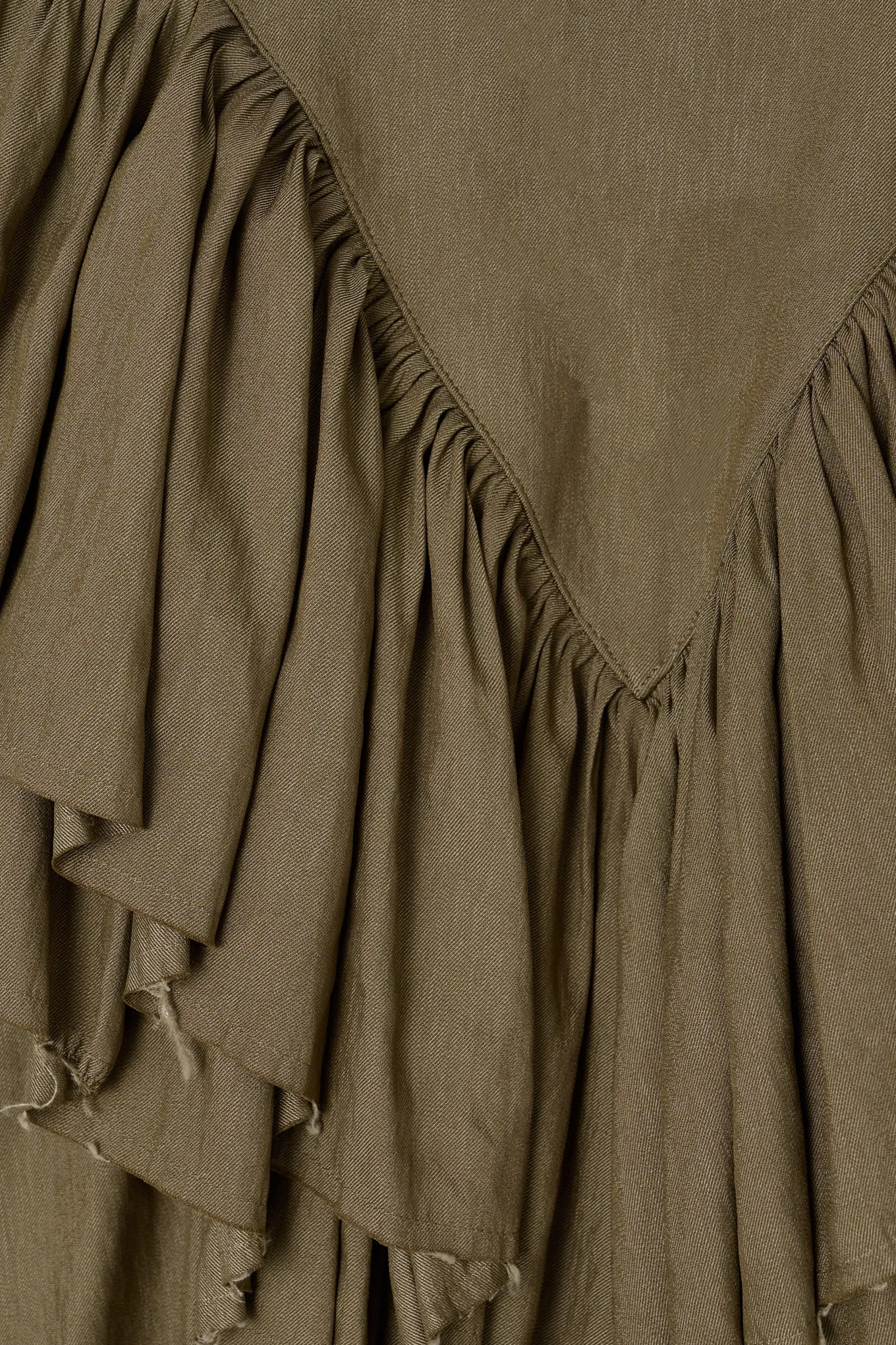 volume ruffle tops