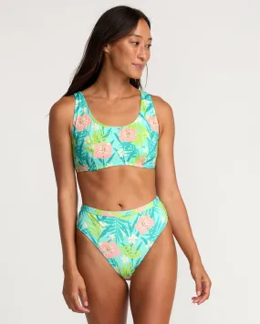 Womens Reef Lihue Moderate Bikini Bottom - Barrier Reef